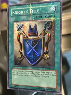 Knight's Title (Reshef of Destruction) (Super Rare) ROD-EN002 Yu-Gi-Oh! - Image 2