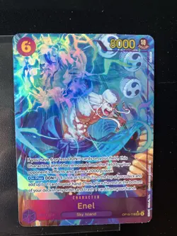 One Piece TCG - Enel (OP15-118) (Alt Art) SEC - Adventure on Kami's Island NM/M - Image 1