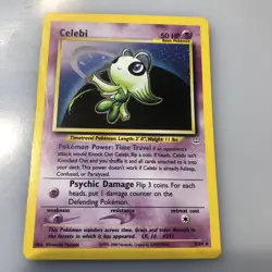 Pokemon TCG Celebi Neo Revelation Holo Card 3/64 - Image 1