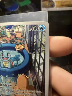 Pokemon TCG Squirtle Stellar Crown Illustration Card 148/142 LP - Image 2