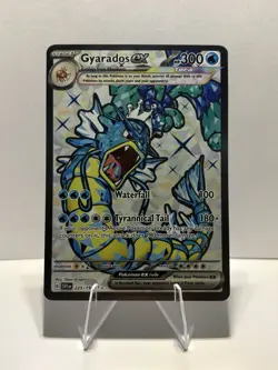Pokemon TCG Gyarados ex Scarlet & Violet 225/198 Full Art Ultra Rare Holo Card - Image 1