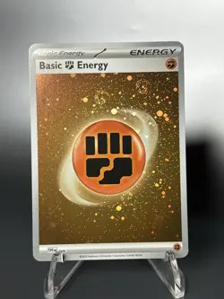 Basic Fighting Energy (Cosmos Holo) 006 Sv01: 151 - Pokemon Card (3 Swirls) - Image 1