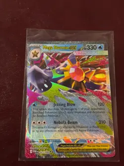 Mega Starmie EX 021/088 Perfect Order Holo Rare Pokemon Card NM - Image 1