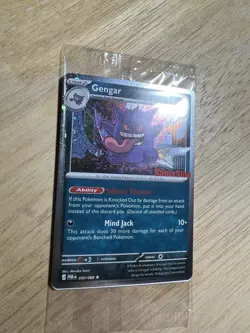 Pokemon Gengar GameStop Promo Holo Card POR 050/088 130 HP Stamped English Swirl - Image 3