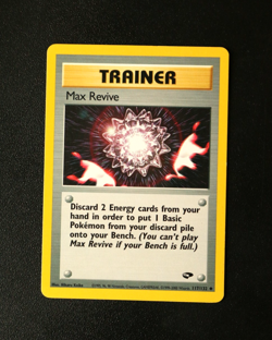 Pokemon Card TCG - Max Revive 117/132 - Gym Challenge - Uncommon - LP ⭐ - Image 1