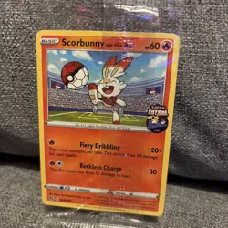 Scorbunny On the Ball Futsal Promo Card 004/005 Sealed Pokemon TCG - Image 1