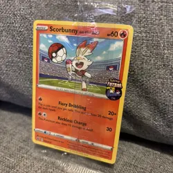 Scorbunny On the Ball Futsal Promo Card 004/005 Sealed Pokemon TCG - Image 2