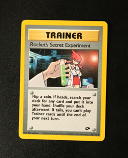 Pokemon Card - Rocket's Secret Experiment 120/132 Gym Challenge - Uncommon - MP⭐ - Image 1