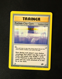 Pokemon Card TCG - Fuchsia City Gym 114/132 - Gym Challenge - Uncommon - NM ⭐ - Image 1