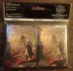 100 Pack Card Sleeves MTG CCG Assassin Wizcraft trading standard size 66x92 NEW - Image 1