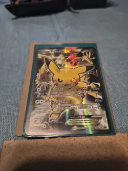 Pikachu EX Ultra Rare Full Art Holo Black Star Promo Card XY124 NM - Image 1