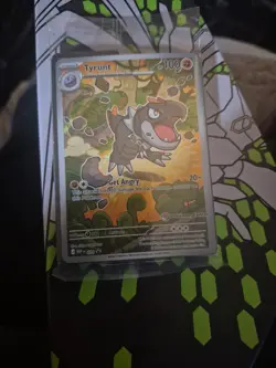 Pokemon Tyrunt MEP/070 Perfect Order Pokemon Center ETB Promo Cards (Sealed) - Image 1