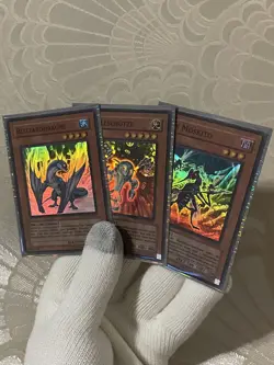 Yugioh GX Card Almanac YDB1 GERMAN Set Blizzard Dragon Metal Shooter NM/Fresh - Image 1