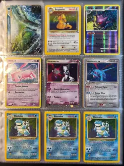 Lot of 270 ALL HOLO Vintage Pokemon Card Binder Collection - Image 4