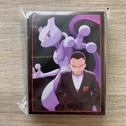65 Ct Destined Rivals ETB Mewtwo & Giovanni Pokemon Card Sleeves New Sealed - Image 1
