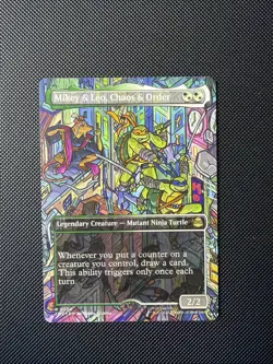 Mikey & Leo, Chaos & Order (Borderless) Teenage Mutant Ninja Turtles Regular - Image 1