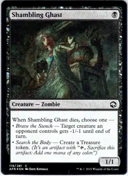 Shambling Ghast | Foil | Adventures in the Forgotten Realms | 119 | NM | - Image 1
