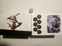 Magic The Gathering Final Fantasy Storage Box w/ dice & cutouts - Image 2