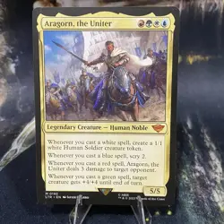 MTG Aragorn, the Uniter - The Lord of the Rings: Tales of Middle-Earth 0192 - Image 1