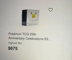 Pokemon TCG 25th Anniversary Celebrations Elite Trainer Box (2021) - Image 3