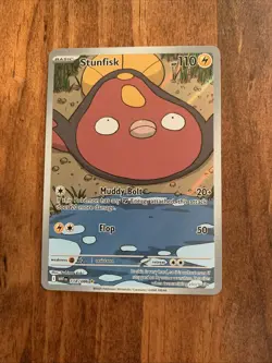 Pokemon TCG: 2025 SV White Flare WHT EN Stunfisk Illustration Rare #118/086 NM - Image 1