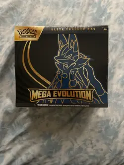Pokemon - Mega Evolution Lucario Elite Trainer Box (ETB) - Factory Sealed - Image 1