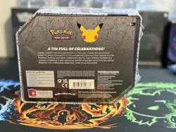 Pokemon TCG Celebrations Lance’s Charizard V Large Tin 25th Factory Sealed - Image 2