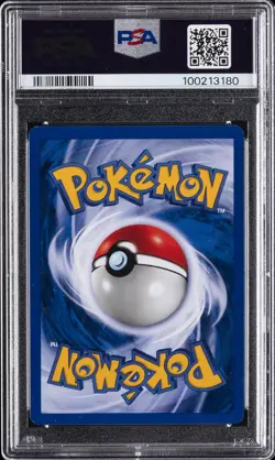 2002 POKEMON LEAGUE ENERGIZE YOUR GAME CYCLE RAINBOW ENERGY-REVERSE FOIL PSA 8 - Image 2