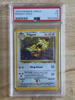 Pokemon TCG Pidgeot Jungle 8/64 Holo Unlimited Holo Rare PSA Graded - Image 1