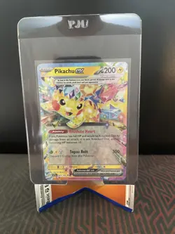 Pikachu ex 057/191 - Pokemon TCG Sv08: Surging Sparks Ultra Rare Holo NM - Image 1