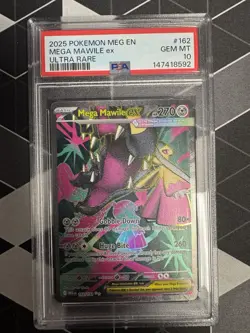 Pokemon Mega Mawile EX MEG EN 162 Ultra Rare PSA 10 - Image 1