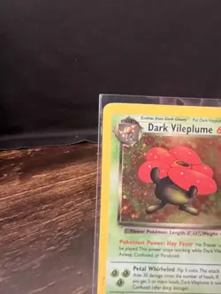 Pokemon Dark Vileplume Team Rocket Holo Rare Unlimited 13/82 2000 60 HP English - Image 2