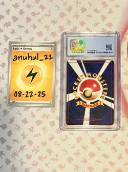 Pokemon CGC 7 Japanese Dark Dragonite Rocket Gang Holo with a **SWIRL** - Image 3