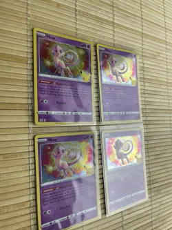 Lot of 4 Mew 011/025 Holo Rare 2021 Pokemon Celebrations 25th Anniversary - [NM] - Image 2