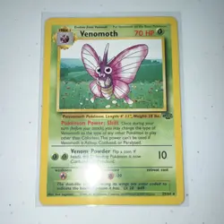 Pokemon Venomoth 29/64 Jungle Rare Regular 70HP Wizards of the Coast 1999 - Image 1