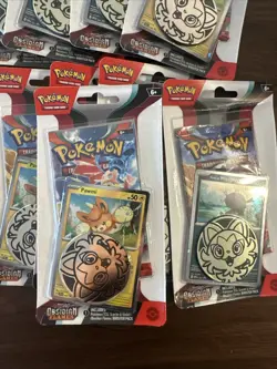Pokemon Scarlet & Violet Obsidian Flames Coin Checklane Blister Pack Lot Of 9 3 820650853319 - Image 2