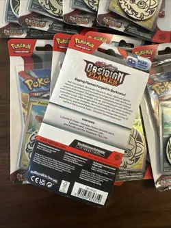 Pokemon Scarlet & Violet Obsidian Flames Coin Checklane Blister Pack Lot Of 9 3 820650853319 - Image 3