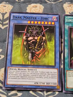 Dark Master - Zorc + Contract with the Dark Master Set Yugioh - Lightly Played - Image 2
