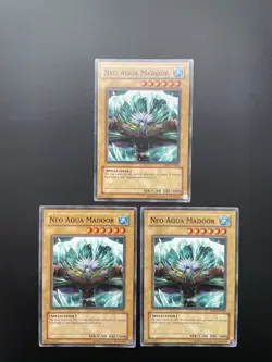 Yugioh Neo Aqua Madoor SOD-EN002 Unlimited Edition Common LP X3 - Image 1