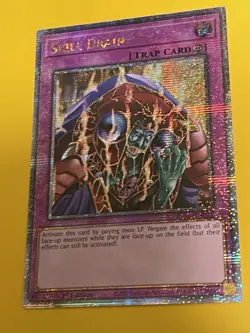 Yugioh Skill Drain RA02-EN077 Quarter Century Secret Rare 1st Ed Pack Fresh - Image 2