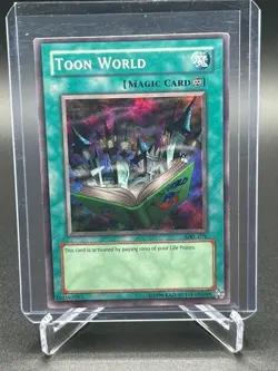 Yugioh TCG Toon World MRL-076 Super Rare LP - Image 1