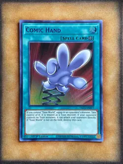 Yugioh Comic Hand DLCS-EN077 Ultra Rare 1st Ed BLUE NM - Image 1