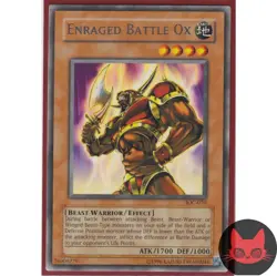 Yugioh Enraged Battle Ox IOC-070 Rare NM - Image 1