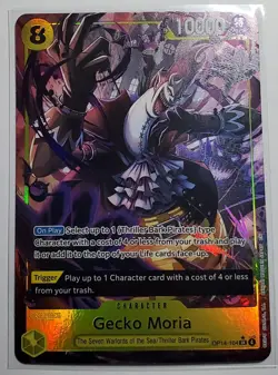 One Piece ~ Gecko Moria OP14-104 ~ The Azure Sea's Seven ~ Alternate Art Foil - Image 1