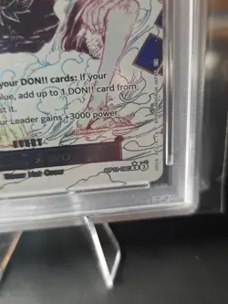 2025 ONE PIECE OP11-A FIST OF DIVINE SPEED ALTERNATE ART #080 GEAR TWO PSA 10 - Image 3