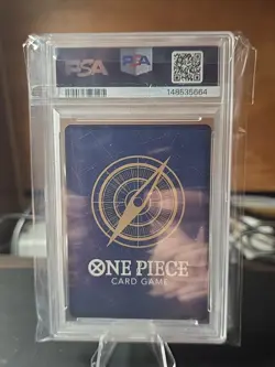 2025 ONE PIECE OP11-A FIST OF DIVINE SPEED ALTERNATE ART #080 GEAR TWO PSA 10 - Image 4