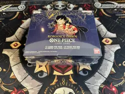 ONE PIECE ROMANCE DAWN OP-01 SEALED BOOSTER BOX WHITE BOTTOM - Image 2