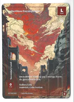 Wonders Of The First- Call The Stones Alt Art Emberblaze Encampment A1-329/402 - Image 1