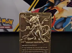 1999 Pokemon Burger King 23K Gold Plated Pokemon Card - Mewtwo - Image 4