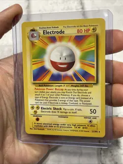 POKEMON ELECTRODE VINTAGE WOTC BASE SET NON-HOLO 21/102 NINTENDO RARE CARD NM - Image 2